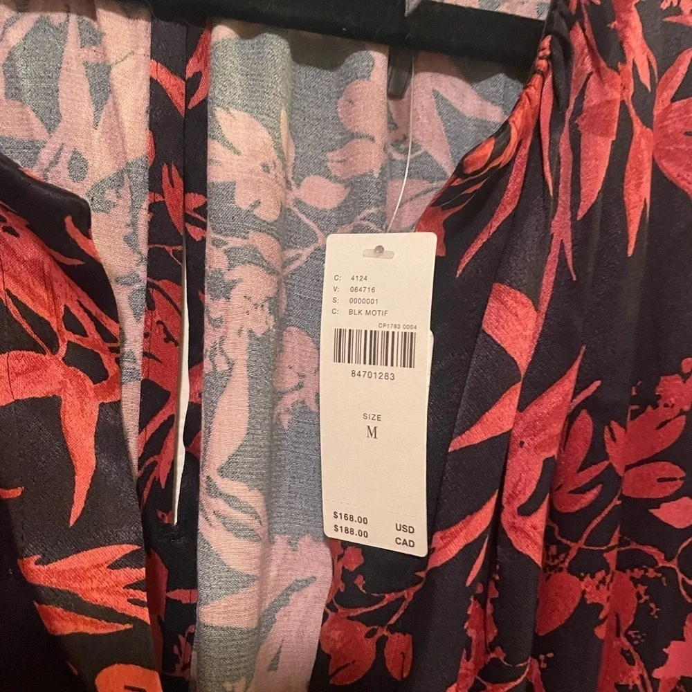 Anthropologie The Somerset Jumpsuit Color: BLACK MOTIF Size Medium NWT - Picture 6 of 6